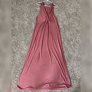 Long maternity dress